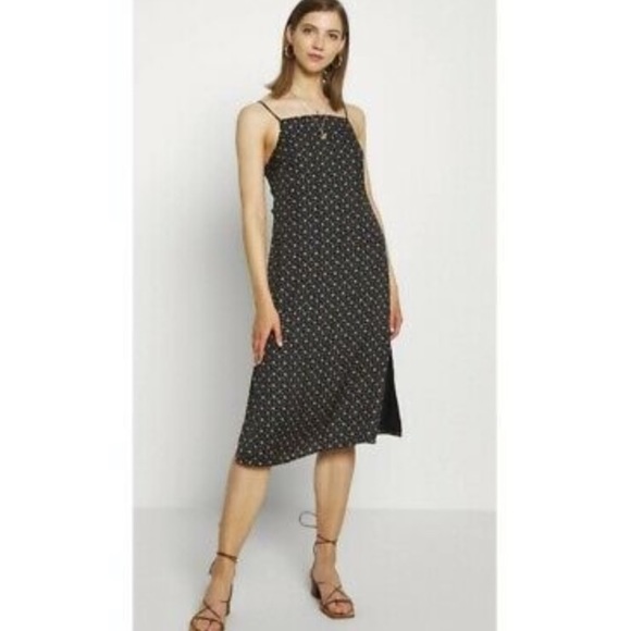 AMERICAN EAGLE Tie Back Midi Dress - Picture 1 of 12
